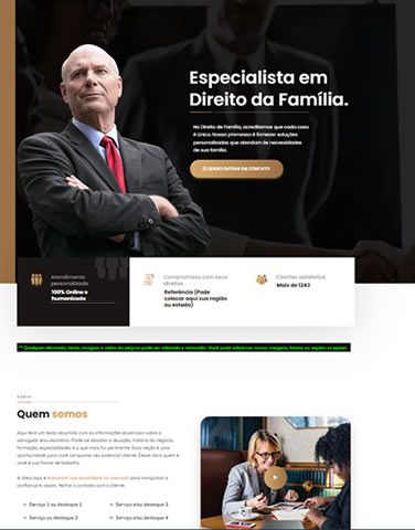 site de advogado modelo 1