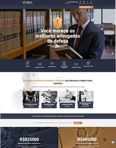 site de advogado modelo 3